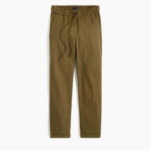 J. Crew Factory Linen Cotton Blend Drawstring Pant